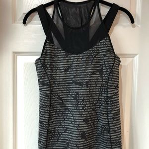 Lululemon Black with Gray Tank Top